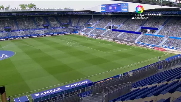 Calentamiento D. Alavés vs C.A. Osasuna