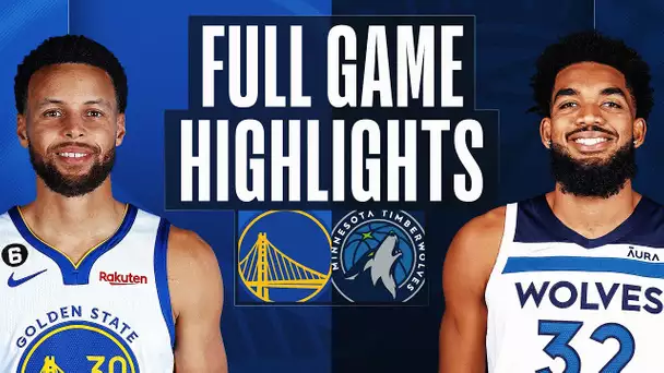 WARRIORS at TIMBERWOLVES | NBA FULL GAME HIGHLIGHTS | November 27, 2022