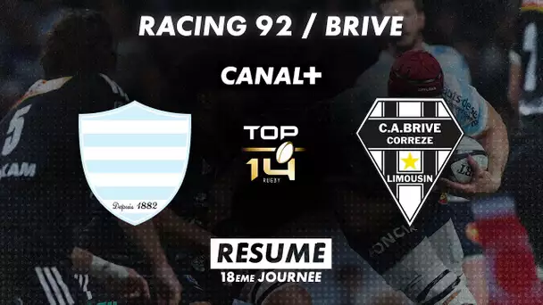 Le résumé de Racing 92 / Brive - TOP 14 - 18ème journée