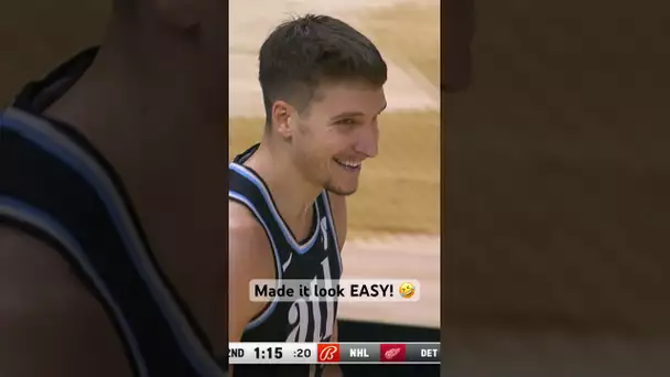 HILARIOUS putback by Bodganovic! 😂 | #Shorts