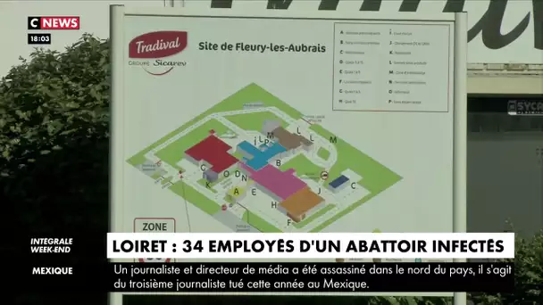 Cluster dans un abattoir près d'Orléans