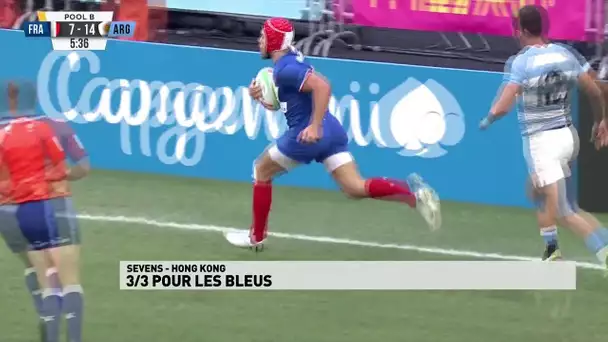 Sevens - Hong Kong - 3/3 pour les Bleus !