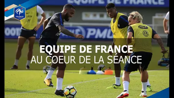 Equipe de France: le 1er entrainement à Clairefontaine