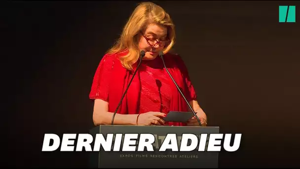 Pour l'hommage à Agnès Varda, Catherine Deneuve était très émue