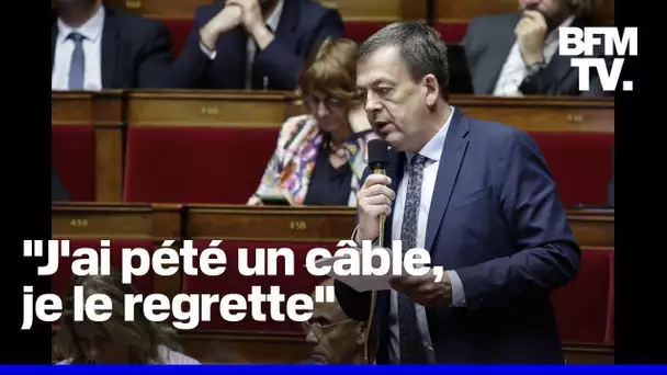 Le député Modem Nicolas Turquois revient sur son altercation avec des élus NFP à l'Assemblée