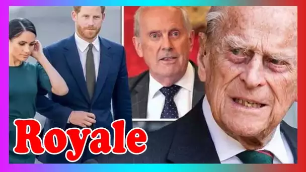 Les réflexions du prince Philip sur la sortie royale de Meghan et Harry exposé3s par Gyles Brandreth