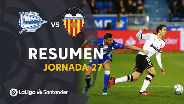 Resumen de Deportivo Alavés vs Valencia CF (1-1)