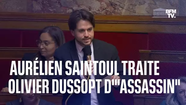 La député LFI Aurélien Saintoul sanctionné après avoir traité Olivier Dussopt d'"assassin"