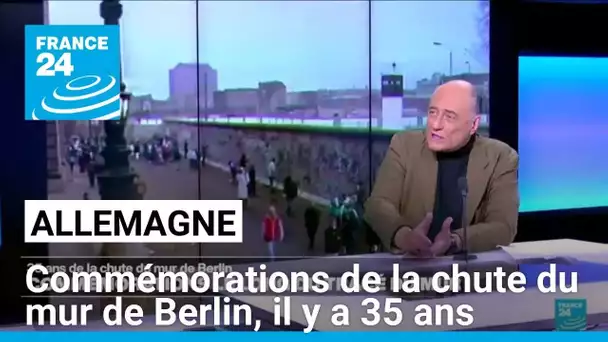 Commémorations de la chute du mur de Berlin, il y a 35 ans • FRANCE 24