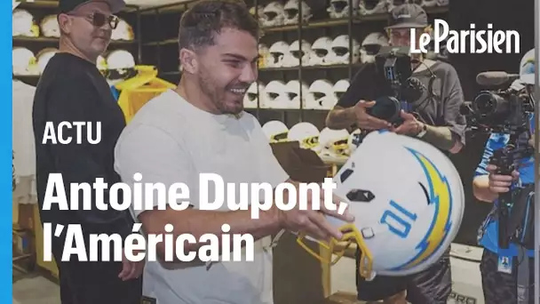 Les images d’Antoine Dupont au centre d’entraînement de foot US des Chargers