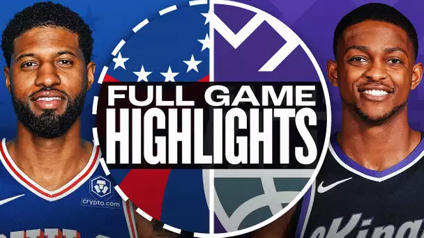 76ERS at KINGS | FULL GAME HIGHLIGHTS | January 1, 2025