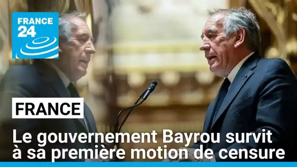 Sans surprise, le gouvernement Bayrou survit à sa première motion de censure • FRANCE 24