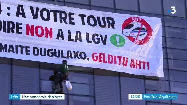 Pau/ Action  association Bizi contre la LGV