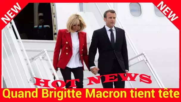 Quand Brigitte Macron tient tête à son mari et refuse d&#039;aller à un déjeuner