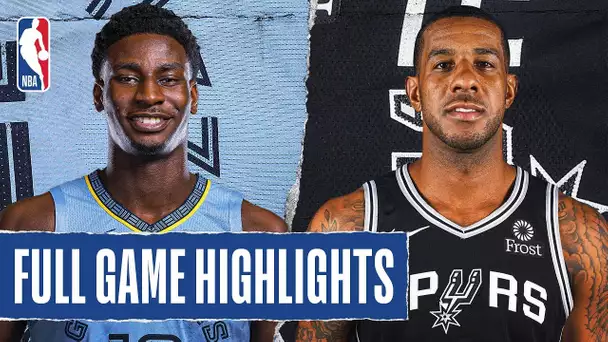 GRIZZLIES at SPURS | FULL GAME HIGHLIGHTS | November 11, 2019