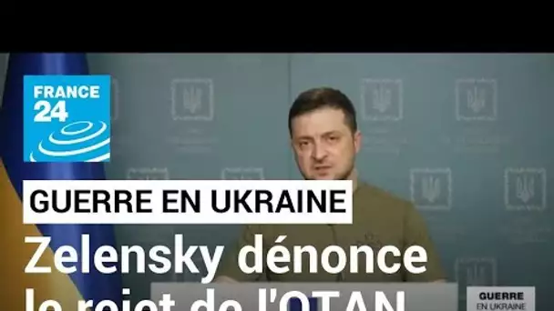 Guerre en Ukraine: Zelensky dénonce le rejet "délibéré" de l’OTAN d’une zone d’exclusion aérienne