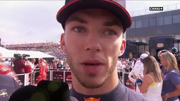 Réaction de Pierre Gasly après la Q3