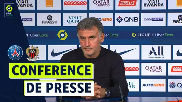 Conférence de presse PARIS SAINT-GERMAIN - OGC NICE (0-0)  / 2021/2022