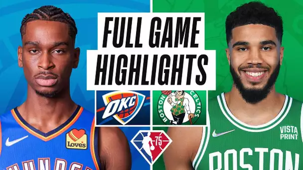 THUNDER at CELTICS | FULL GAME HIGHLIGHTS | November 20, 2021