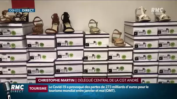 La marque de chaussures André reprise, mais elle va fermer des boutiques et supprimer des postes