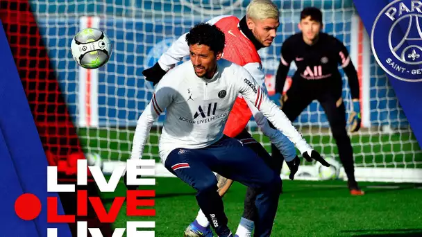 ⚽️15 minutes of training before RC Strasbourg - Paris Saint-Germain 🔴🔵