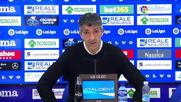 Rueda de prensa Getafe CF vs Real Sociedad