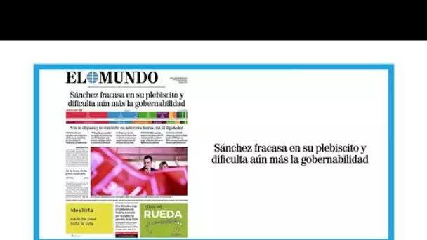 Législatives en Espagne: "Retour à la case départ"