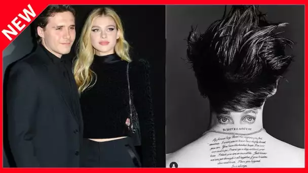 ✅  Brooklyn Beckham dévoile son nouveau tatouage romantique et insolite