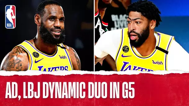 LeBron & AD Combine For 79 PTS In Game 5 Win! | NBA Playoffs