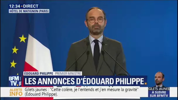 Édouard Philippe: 'nous constaterons une hausse de 3% du Smic net au 1er janvier'