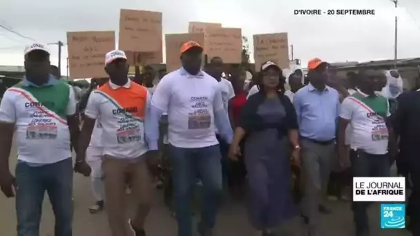 Côte d'Ivoire : manifestation en soutien aux soldats détenus au Mali • FRANCE 24