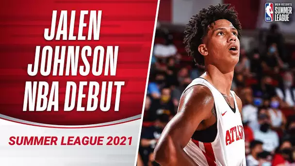 EVERY Jalen Johnson HIGHLIGHT PLAY in ELECTRIC NBA Hawks Debut 💪