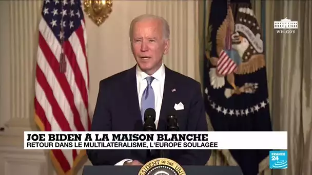 Joe Biden à la Maison Blanche : signature des premiers décrets en rupture avec l'ère Trump