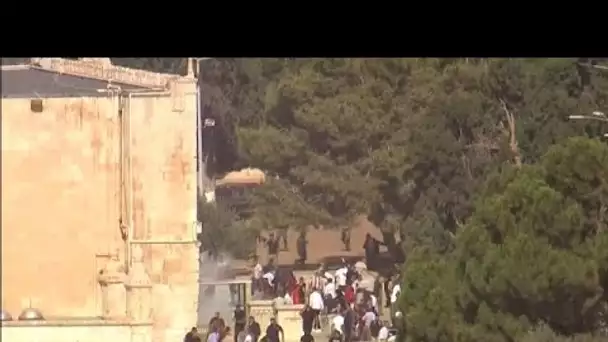 Heurts sur l'esplanade des Mosquées à Jérusalem