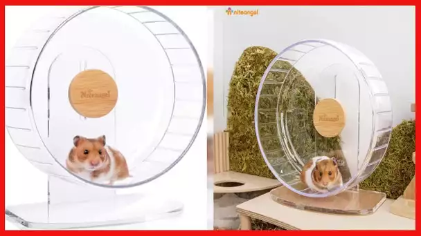 Niteangel Super-Silent Hamster Exercise Wheels - Quiet Spinner Hamster Running Wheels