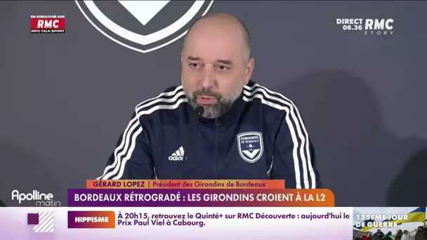 Bordeaux rétrogradé : les Girondins croient à la Ligue 2