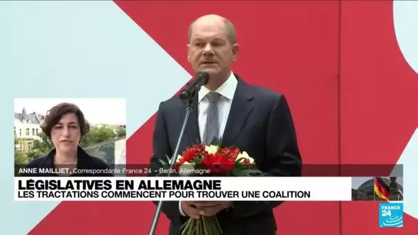 Allemagne : "le SPD pourrait avoir une majorité absolue dans le futur gouvernement" • FRANCE 24