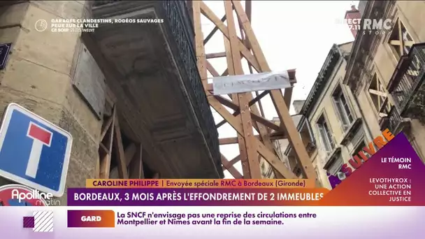 Dans le centre historique de Bordeaux, entre 35 et 40 bâtiments ont été évacués