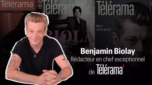 Benjamin Biolay rédacteur en chef de Télérama