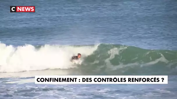 Lacanau : des contrôles renforcés mais difficiles avec les surfeurs