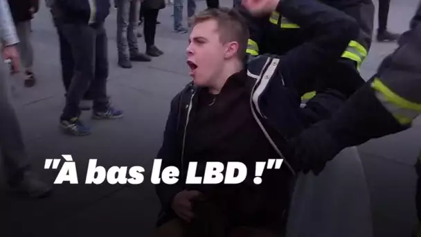 Le président d'un syndicat lycéen se dit blessé par un tir de LBD lors de l'acte XII