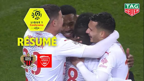 OGC Nice - Nîmes Olympique ( 1-3 ) - Résumé - (OGCN - NIMES) / 2019-20