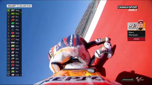 La chute de Marc Marquez !