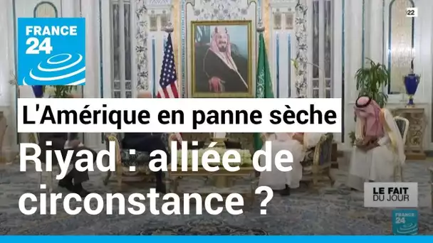 Le royaume pétrolier saoudien laisse l'Amérique dans le désert : "c'est votre guerre"