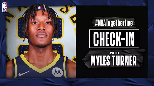 Myles Turner Checks-In For Yoga!