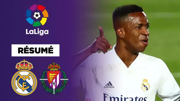 Résumé : Le Real Madrid enchaîne contre Valladolid grâce à Vinicius !