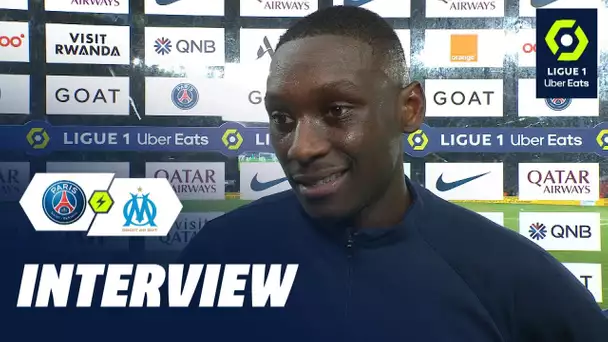 Interview de fin de match : PARIS SAINT-GERMAIN - OLYMPIQUE DE MARSEILLE (4-0)  / 2023/2024