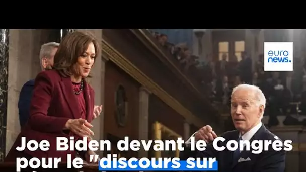 Ferme face à Pékin et Moscou, Joe Biden déroule un discours teinté d'espoir devant le Congrès