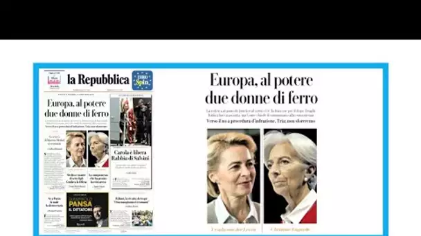 "Von der Leyen, Lagarde, deux dames de fer à la tête de l'UE"