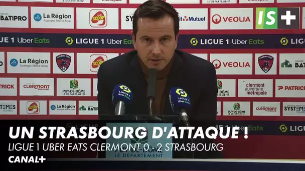 J.Stéphan : "le classement ne change rien" - Ligue 1 Uber Eats Clermont 0 - 2 Strasbourg